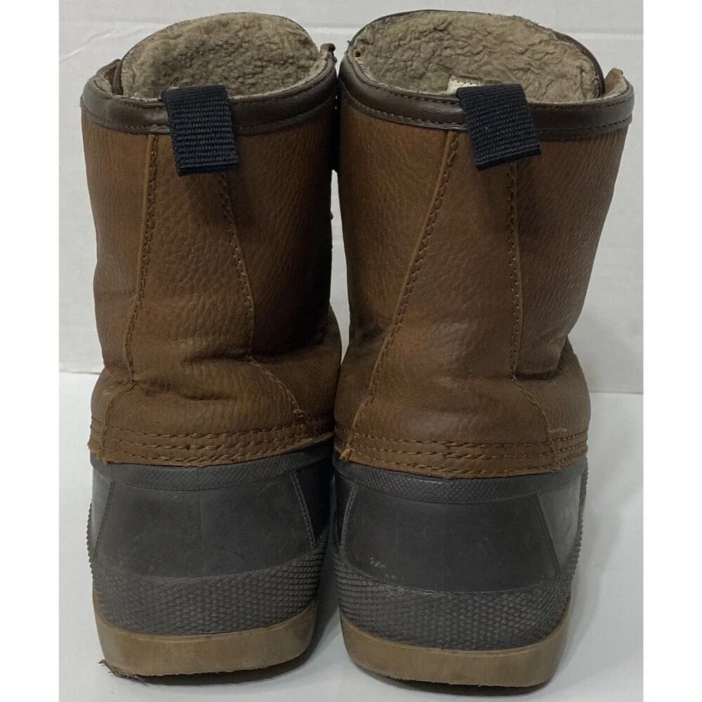 Men's Crown Vintage Weatherproof Lace Up Boot Brown Size 10m Jaxtin